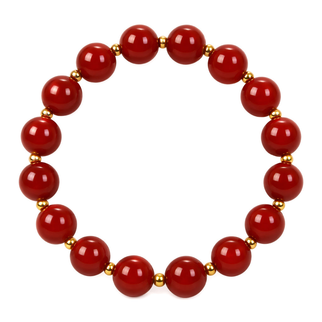 Nanhong Agate Bracelet | Warmth, Confidence & Vitality