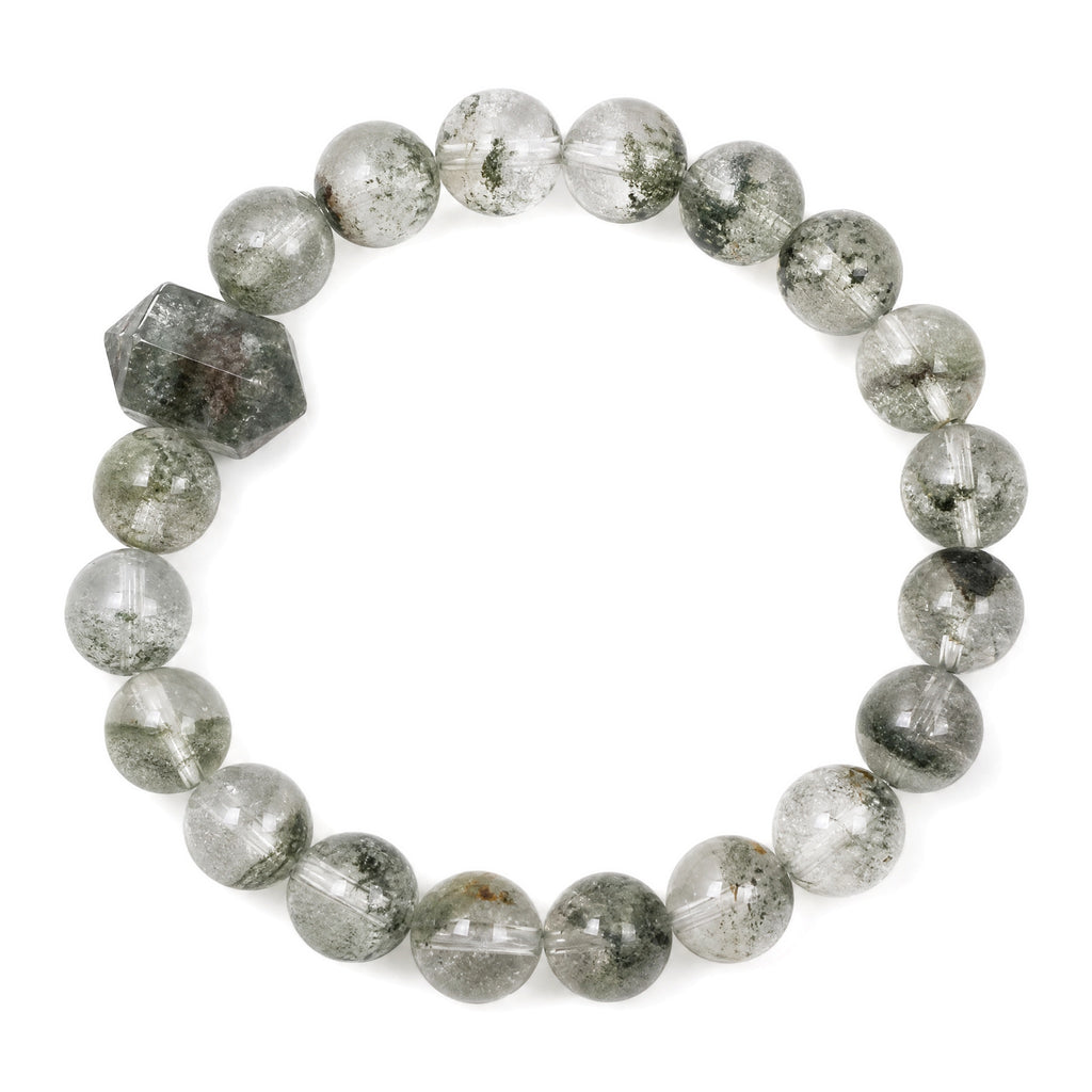 Green Phantom Quartz Bracelet | Focus & Steady Progress