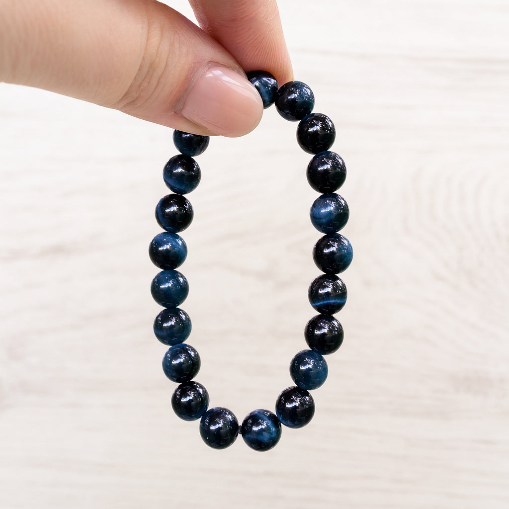 Blue Tiger Eye Bracelet | Calm Focus & Inner Confidence