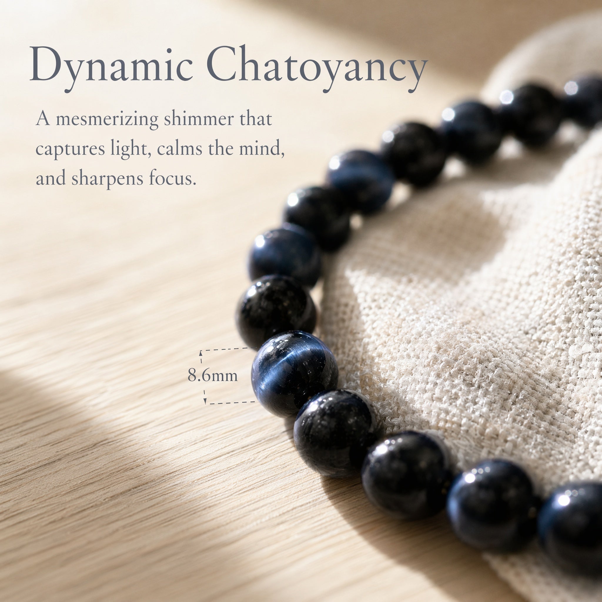 Blue Tiger Eye Bracelet | Calm Focus & Inner Confidence