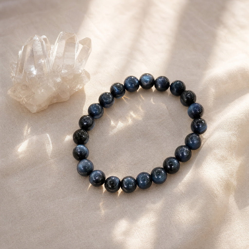 Blue Tiger Eye Bracelet | Calm Focus & Inner Confidence