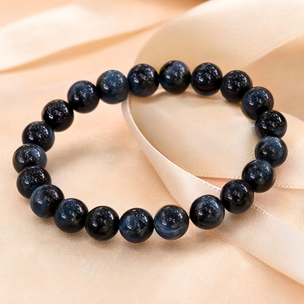 Blue Tiger Eye Bracelet | Calm Focus & Inner Confidence