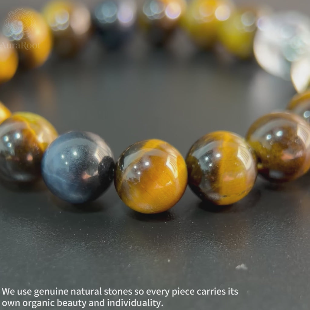 Tiger’s Eye Bracelet for Confidence, Focus & Prosperity